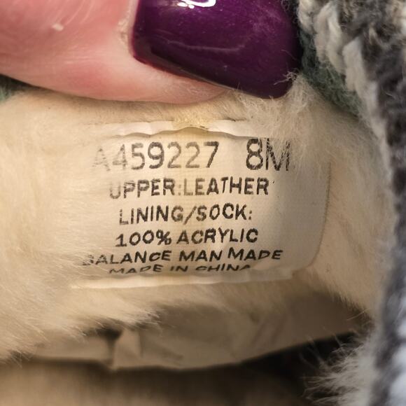 Clarks Slippers Womens Size 8M Gray Suede Sweater Trim Slip On Faux Fur Cozycore - Picture 5 of 12